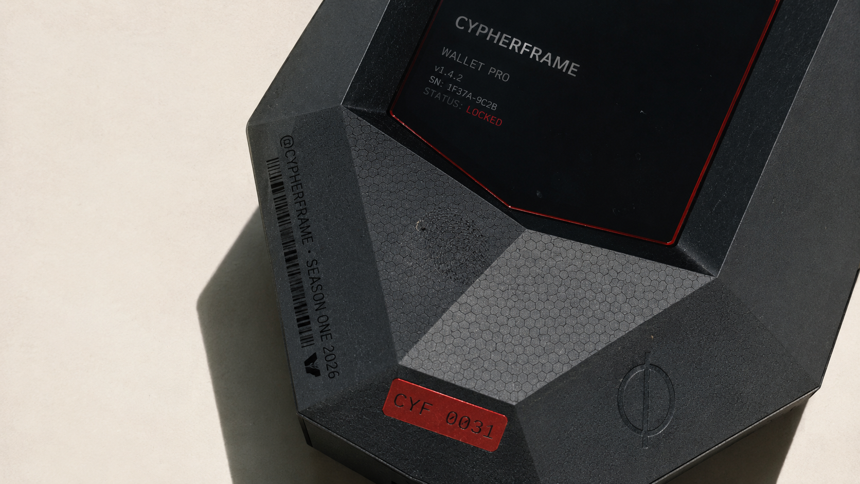 Cypherframe hardware wallet